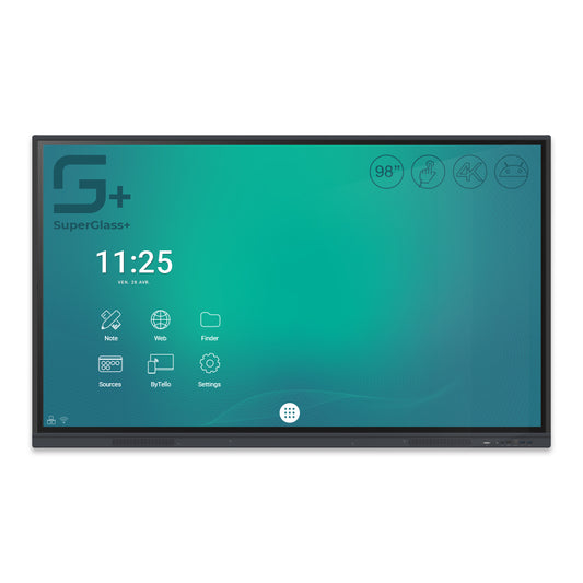 Ecran interactif tactile Superglass+ SpeechiTouch Android 11 UHD 98"