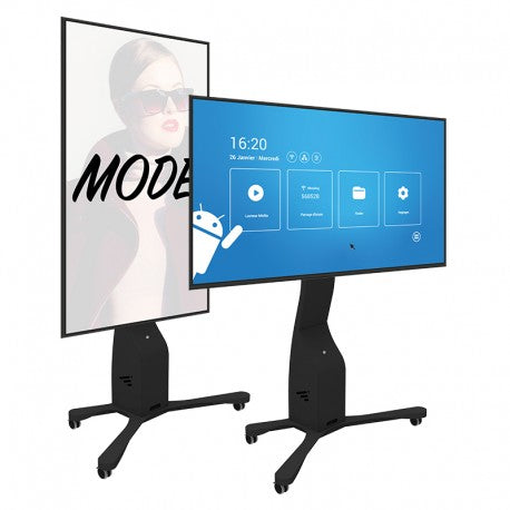 Support mobile rotatif haut de gamme pour écran interactif et écran d'affichage dynamique