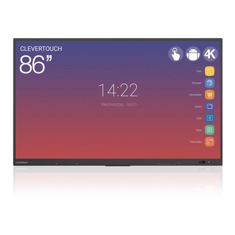 Écran interactif tactile Android 4K - Clevertouch Impact Gen 2 - 86’’